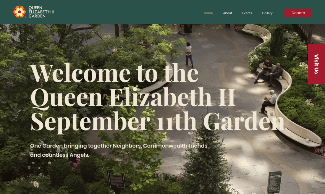 Garden Website Screenshot