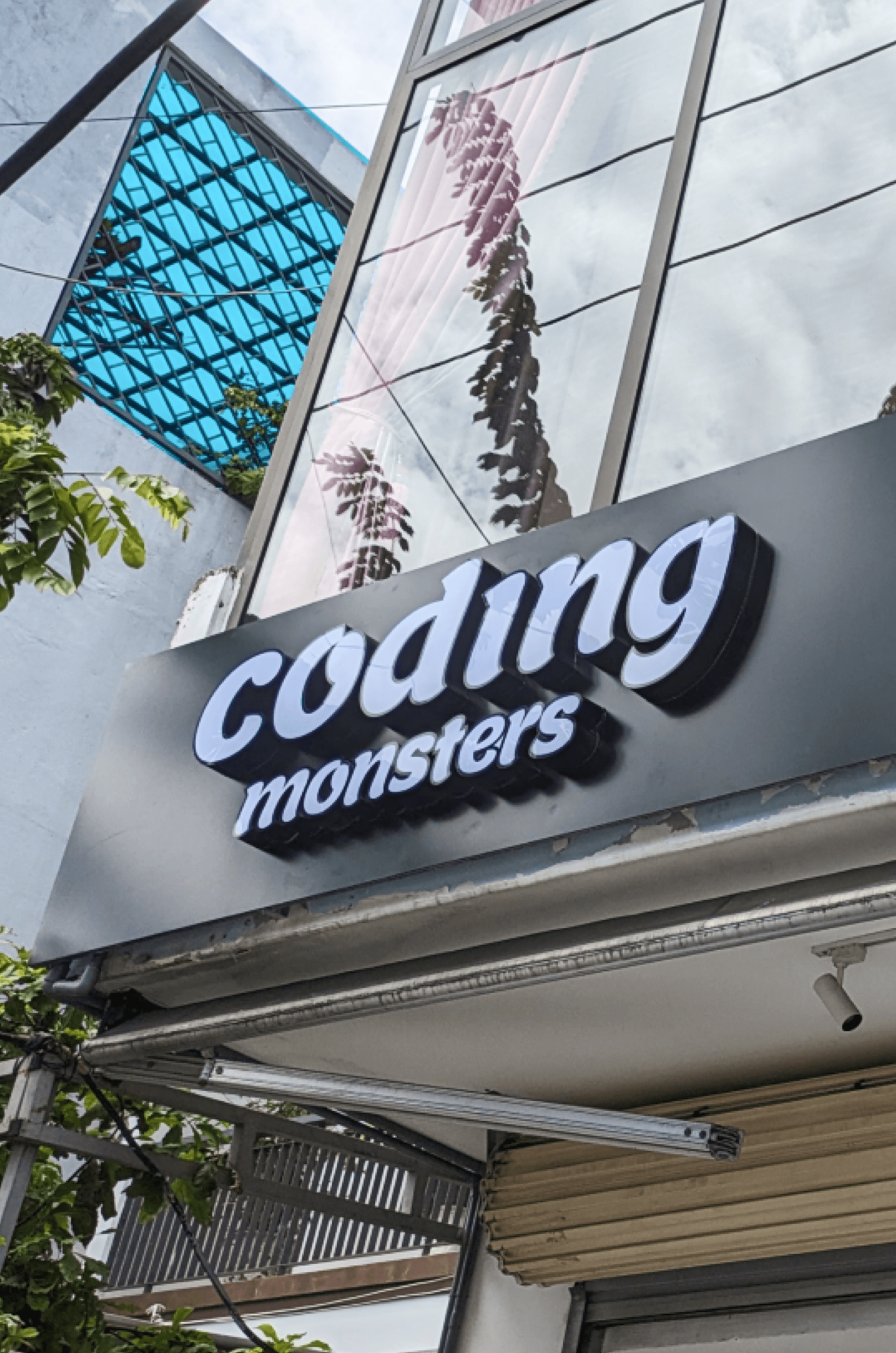 Coding Monsters office workspace